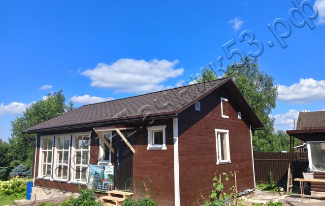 1 Каркасно-щитовой дом Д-28, 6х9м, 54 М², Московская область, Солнечногорский район, СНТ Прогресс-96 (2)